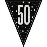 Bannière fanions - GLITZ 50 - Noir - 9'